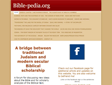 Tablet Screenshot of bible-pedia.org